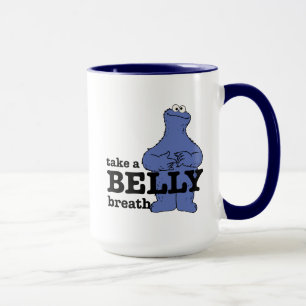 Sesame Street Cookie Monster Take A Breath Mug