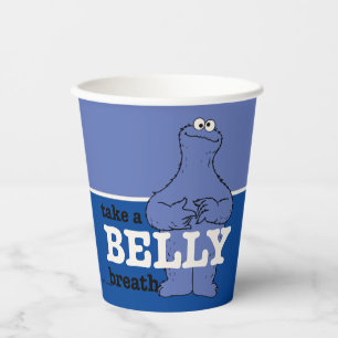 Sesame Street Cookie Monster Take A Breath Paper Cups