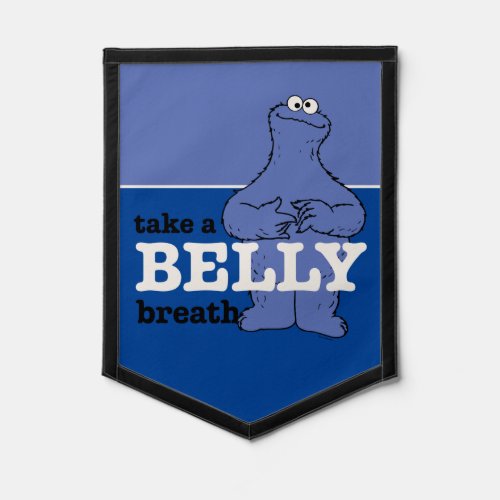 Sesame Street  Cookie Monster Take A Breath Pennant