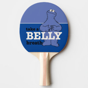 Sesame Street Cookie Monster Take A Breath Ping Pong Paddle