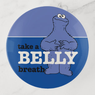 Sesame Street Cookie Monster Take A Breath Trinket Tray