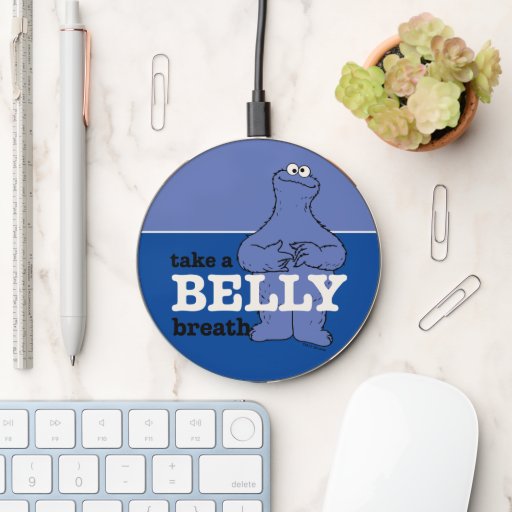Sesame Street | Cookie Monster Take A Breath Wireless Charger