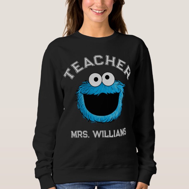Sesame Street | Cookie Monster Teacher Sweatshirt (Front)