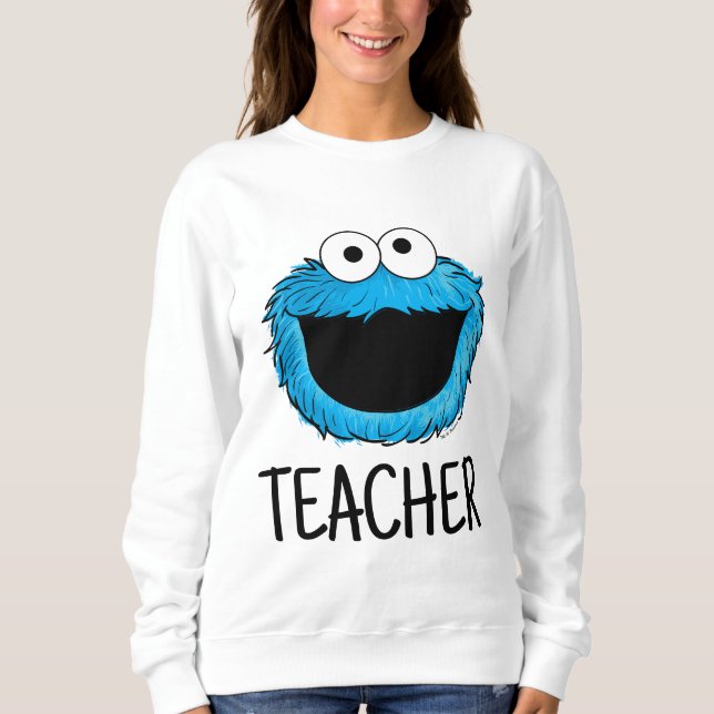 Sesame Street | Cookie Monster Teacher Sweatshirt (Front)