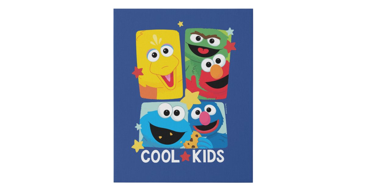 Sesame Street | Cool Kids Faux Canvas Print | Zazzle