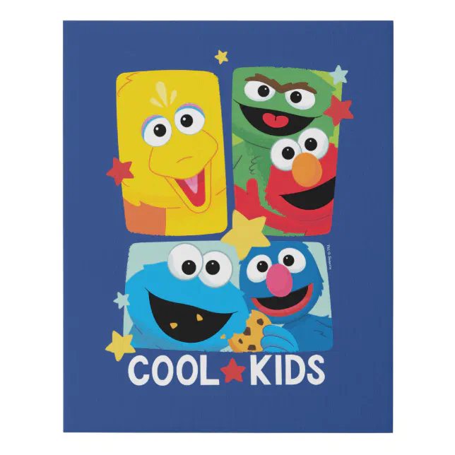 Sesame Street | Cool Kids Faux Canvas Print | Zazzle