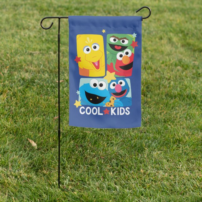 Sesame Street | Cool Kids Garden Flag (In SItu)