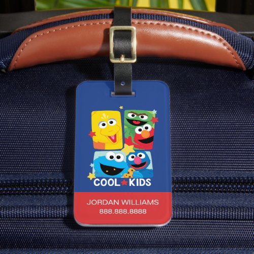 Sesame Street  Cool Kids Luggage Tag