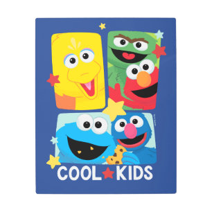Sesame Street Cool Kids Metal Print
