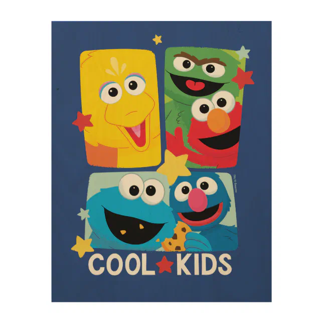 Sesame Street | Cool Kids Wood Wall Art | Zazzle
