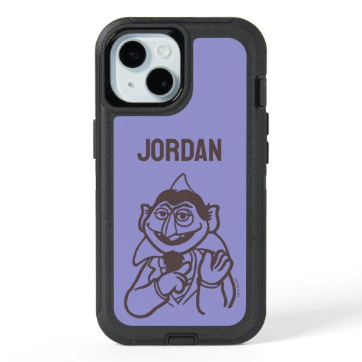 Sesame Street | Count von Count | Add Your Name iPhone 15 Case