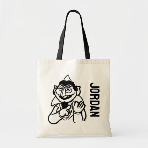Sesame Street Count von Count Add Your Name Tote Bag