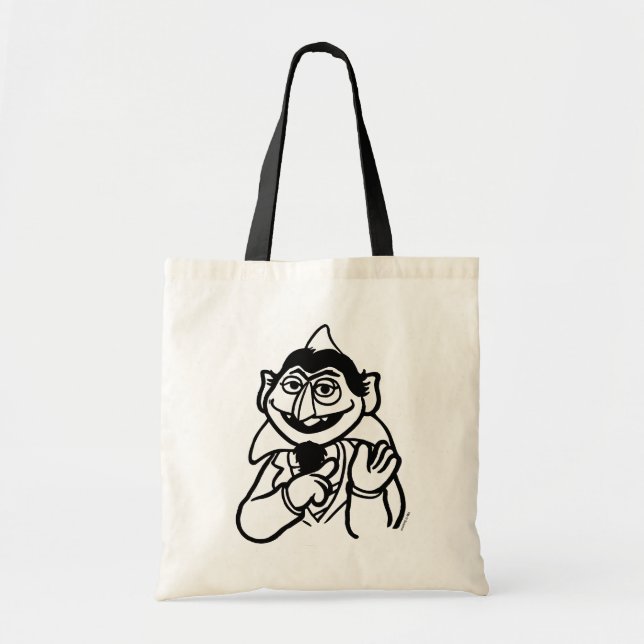 Sesame Street | Count von Count Bright Tote Bag (Front)