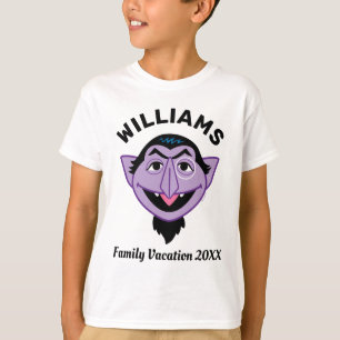 Sesame Street   Count von Count Family Vacation T-Shirt