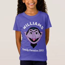 Sesame Street | Count von Count Family Vacation T-Shirt