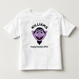 Sesame Street | Count von Count Family Vacation Toddler T-shirt