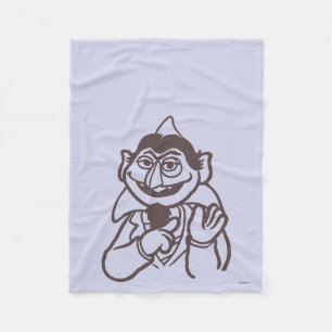 Sesame Street   Count von Count Fleece Blanket
