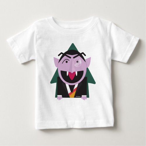 Sesame Street  Count von Count Illustration Baby T_Shirt