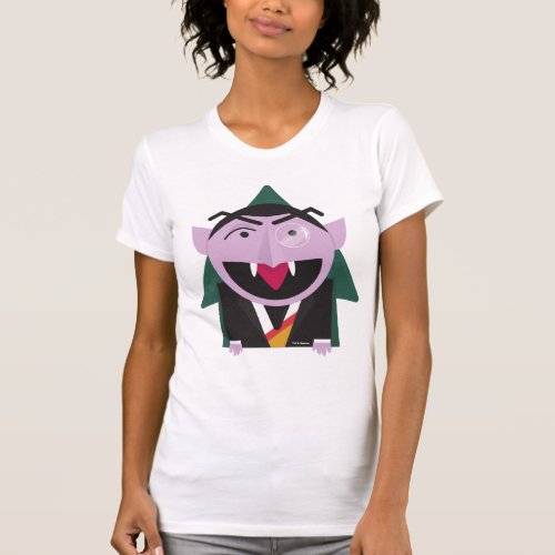 Sesame Street  Count von Count Illustration T_Shirt