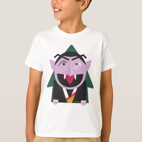 Sesame Street  Count von Count Illustration T_Shirt