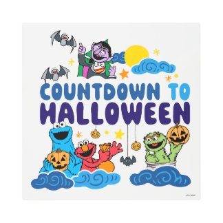 Sesame Street | Countdown to Halloween Metal Print