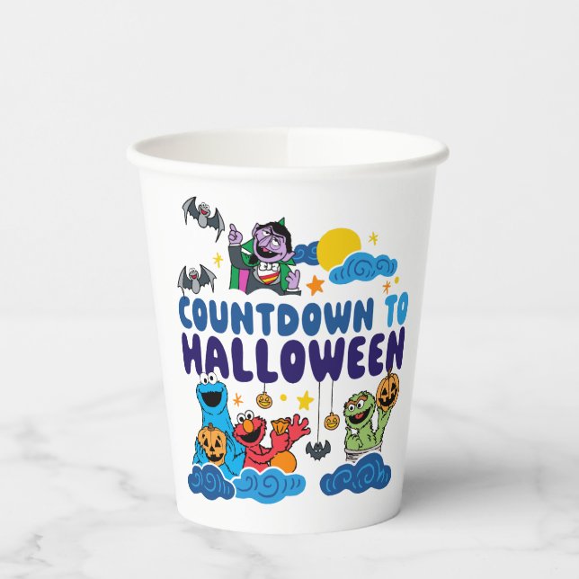 Sesame Street | Countdown to Halloween Paper Cups (Left)