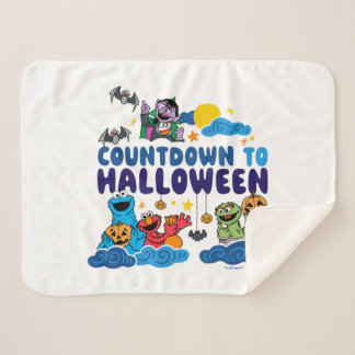 Sesame Street | Countdown to Halloween Sherpa Blanket