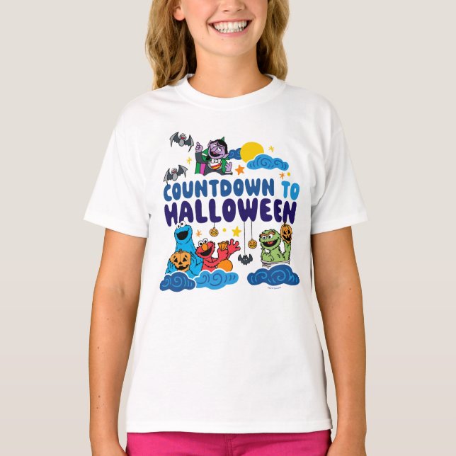Sesame Street | Countdown to Halloween T-Shirt (Front)