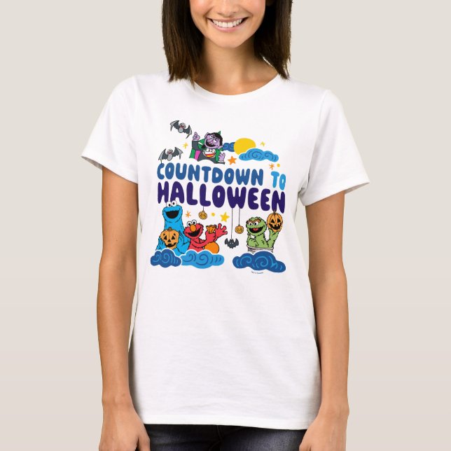 Sesame Street | Countdown to Halloween T-Shirt (Front)