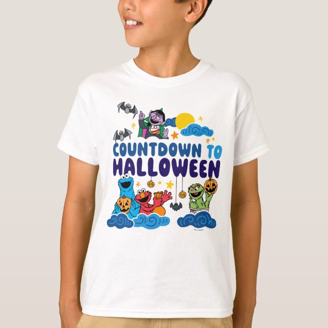 Sesame Street | Countdown to Halloween T-Shirt (Front)