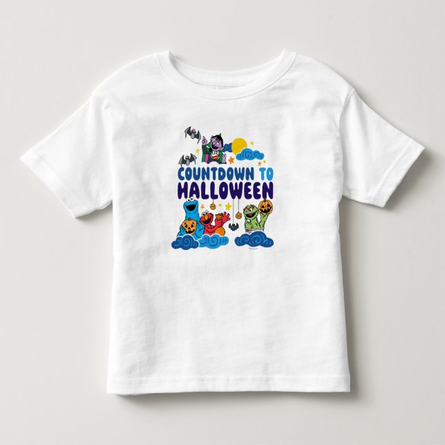 Sesame Street | Countdown to Halloween Toddler T-shirt (Front)