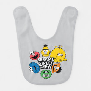 Sesame Street Crew Baby Bib