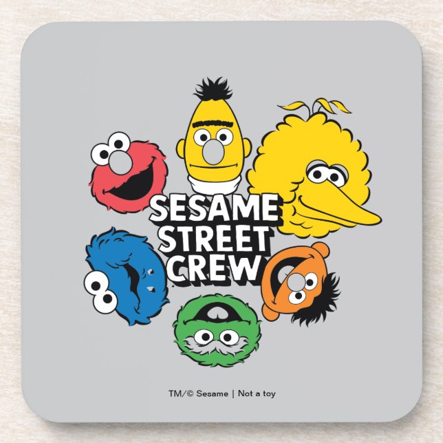 Sesame Street Crew Beverage Coaster (Front)