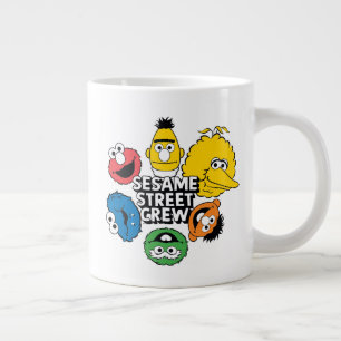 Sesame Street Crew Giant Coffee Mug