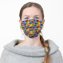 Sesame Street Crew Pattern Adult Cloth Face Mask