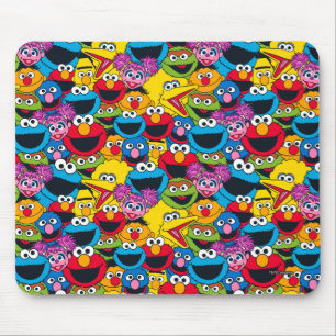 Sesame Street Crew Pattern Mouse Pad