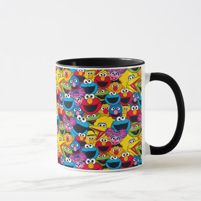 Sesame Street Crew Pattern Mug (Right)