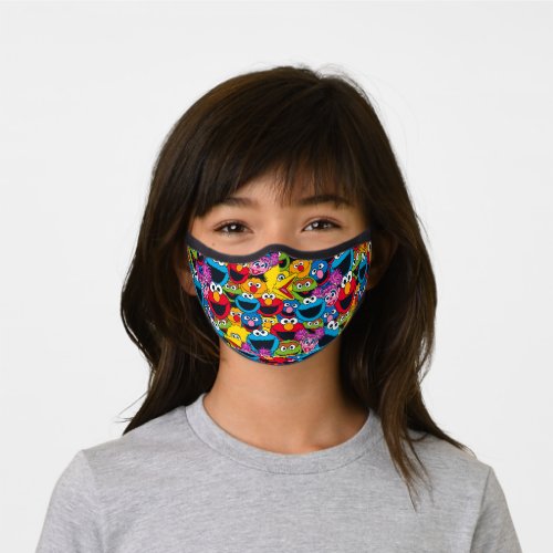Sesame Street Crew Pattern Premium Face Mask
