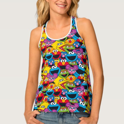 Sesame Street Crew Pattern Tank Top