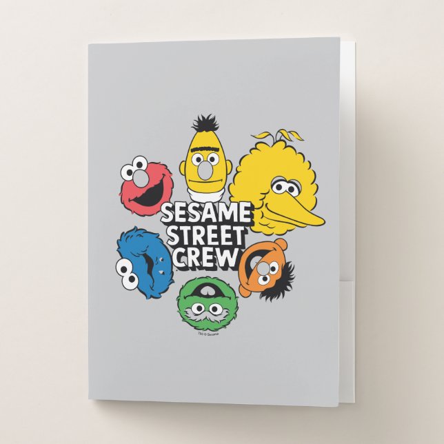 Sesame Street Crew Pocket Folder (Front)
