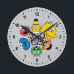 Sesame Street Crew Round Clock<br><div class="desc">This colorful graphic features the Sesame Street Crew. © 2022 Sesame Workshop. www.sesamestreet.org</div>