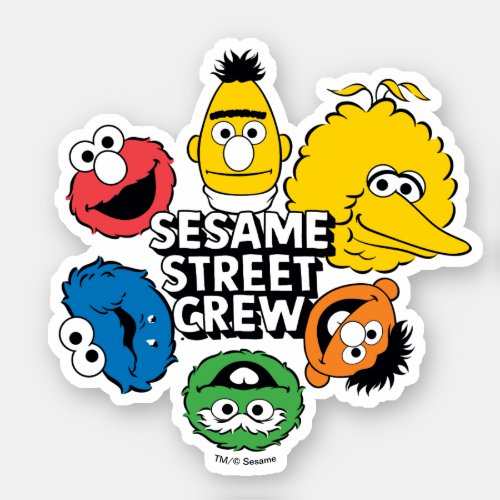 Sesame Street Crew Sticker