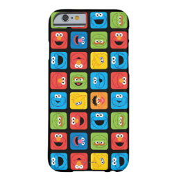 Sesame Street Cubed Faces Pattern Barely There iPhone 6 Case