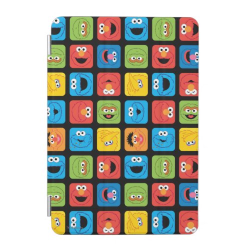 Sesame Street Cubed Faces Pattern iPad Mini Cover