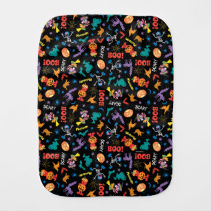 Sesame Street   Cute Halloween Pattern Baby Burp Cloth