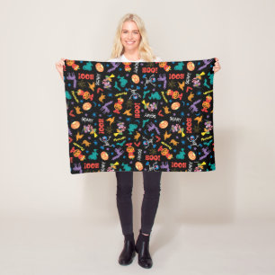 Sesame Street Cute Halloween Pattern Fleece Blanket