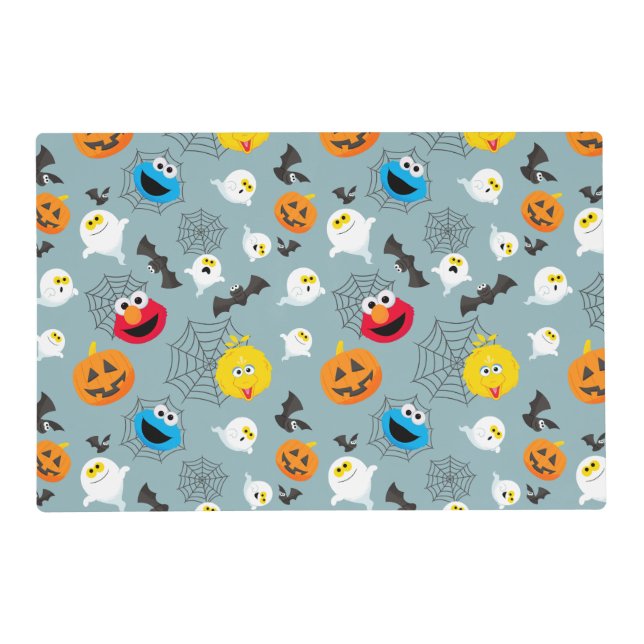 Sesame Street Cute Halloween Pattern Placemat (Front)