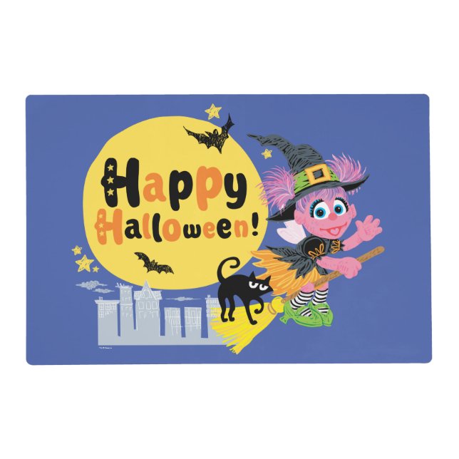 Sesame Street | Cute Halloween Pattern Placemat (Front)