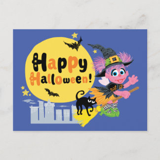 Sesame Street | Cute Halloween Pattern Postcard