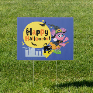 Sesame Street Cute Halloween Pattern Sign